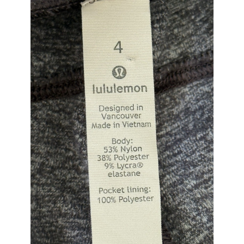 Lululemon High-Rise Jogger Womens‎ Size 4 Black Gray Camo W6BOIS Ready To Rulu - Picture 4 of 10